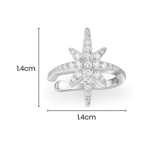 APM SINGLE MÉTÉORITES EAR CUFF
STERLING SILVER - Picture 2 of 6